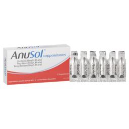 Buy Anusol Suppositories 12 online at Chemist Warehouse