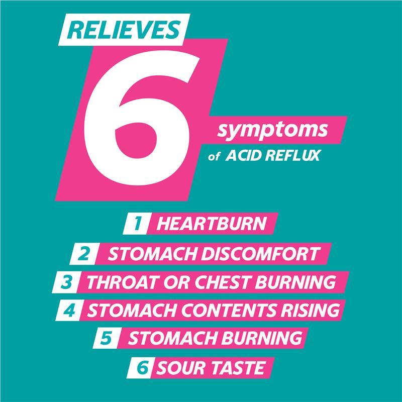 Gaviscon Dual Action Chewable Tablets Peppermint Heartburn & Indigestion Relief 16 Pack