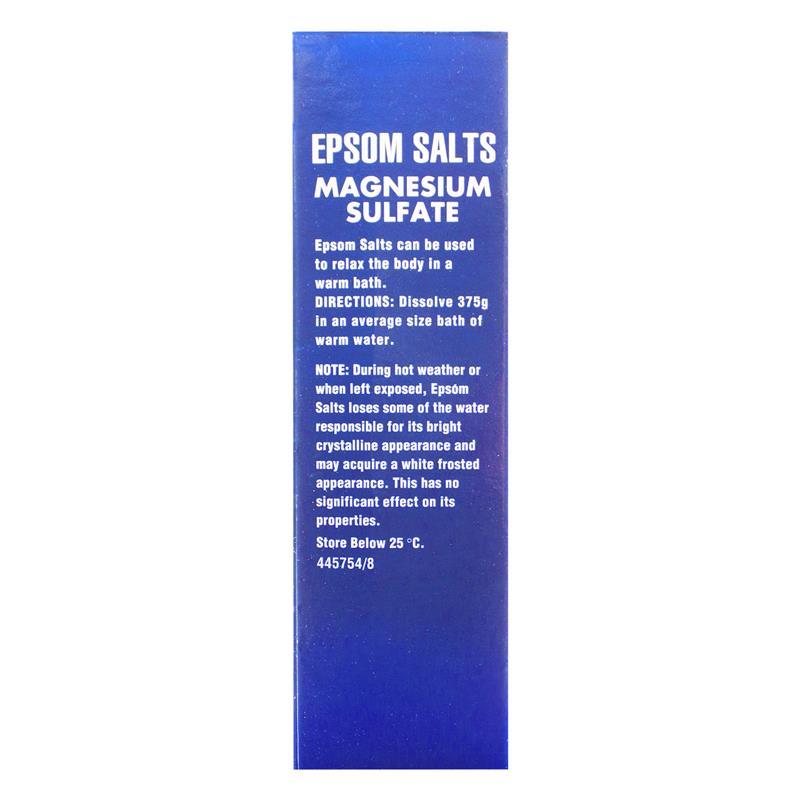 Buy Sanofi Epsom Salts - Magnesium Sulfate Bath Crystals 375g online at ...