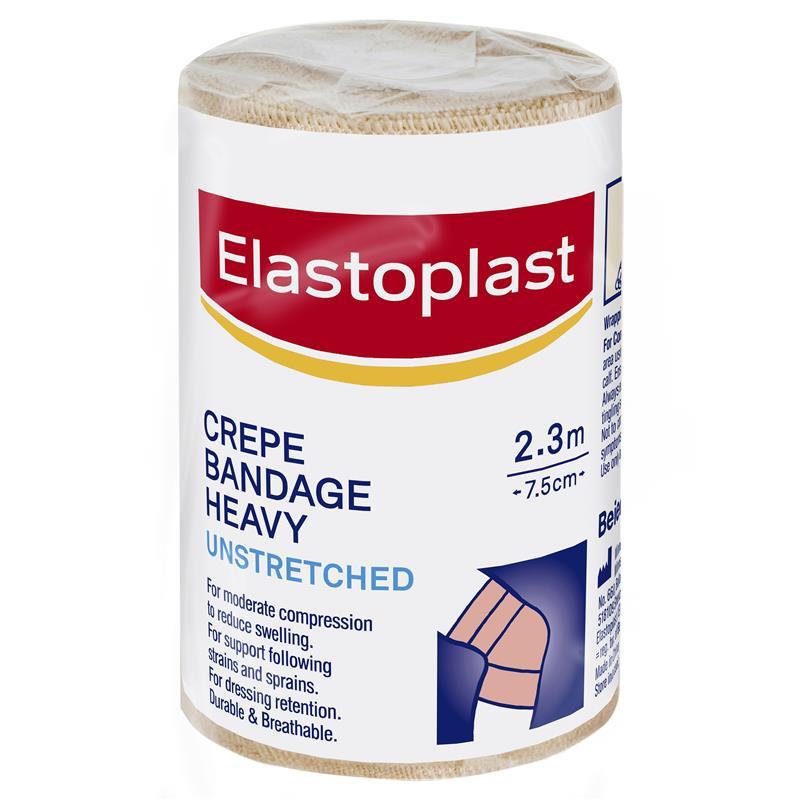 Elastoplast Heavy Weight Crepe Bandage 7.5cmx2.3m