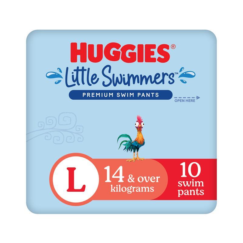 Huggies Little Swimmers Swim Nappies Large (15kg+) 10 Pack