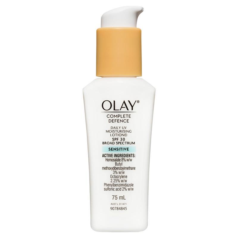 Olay Complete Defence Daily UV Moisturising Lotion Sensitive SPF 30 75mL