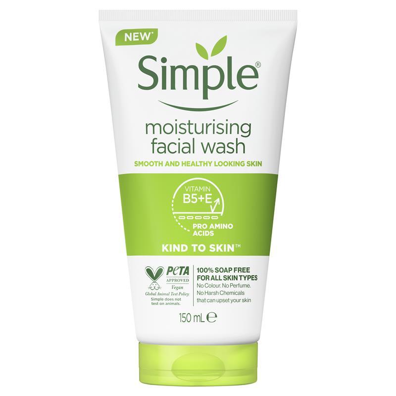 Simple Kind To Skin Facial Wash Moisturising 150ml