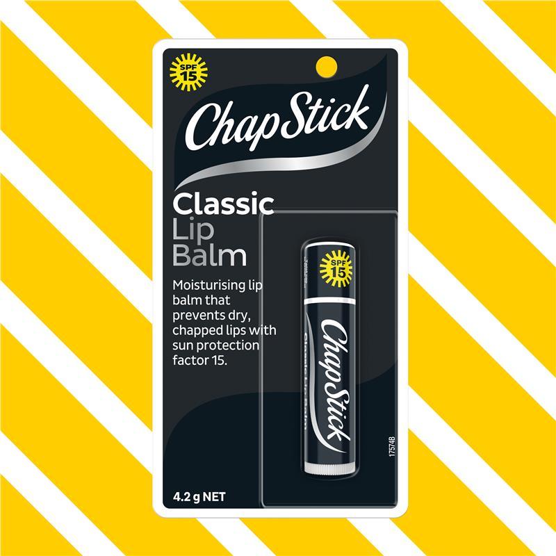 Chapstick Lip Balm Classic SPF 15+