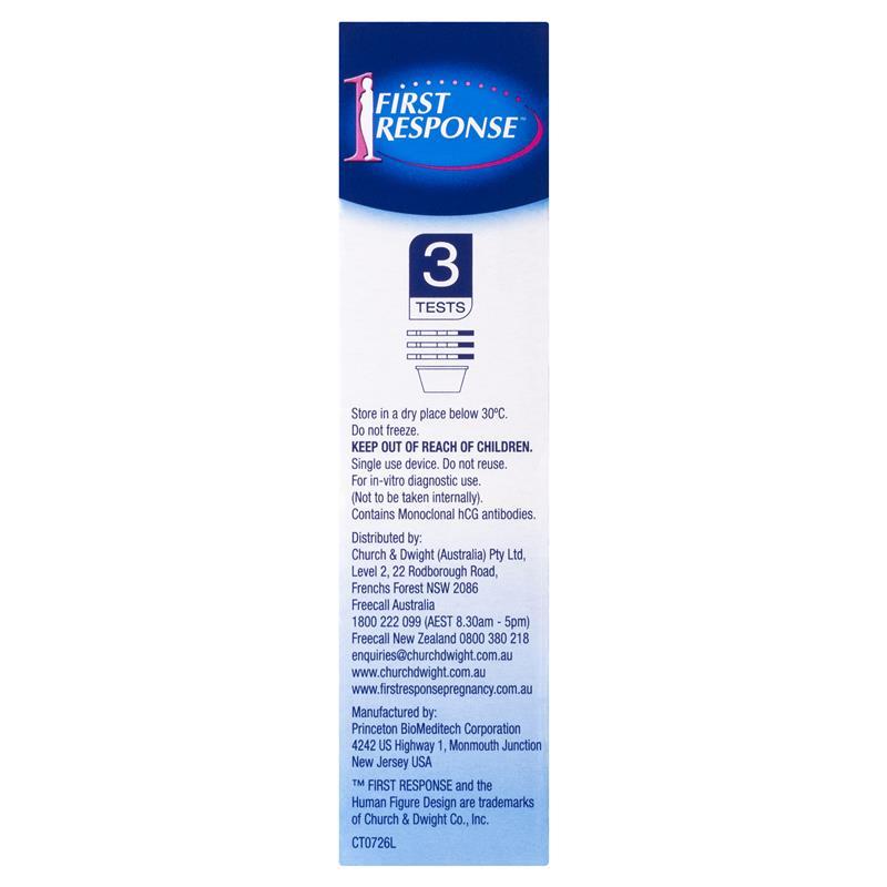 First Response Dip and Read Pregnancy Test 3 Tests