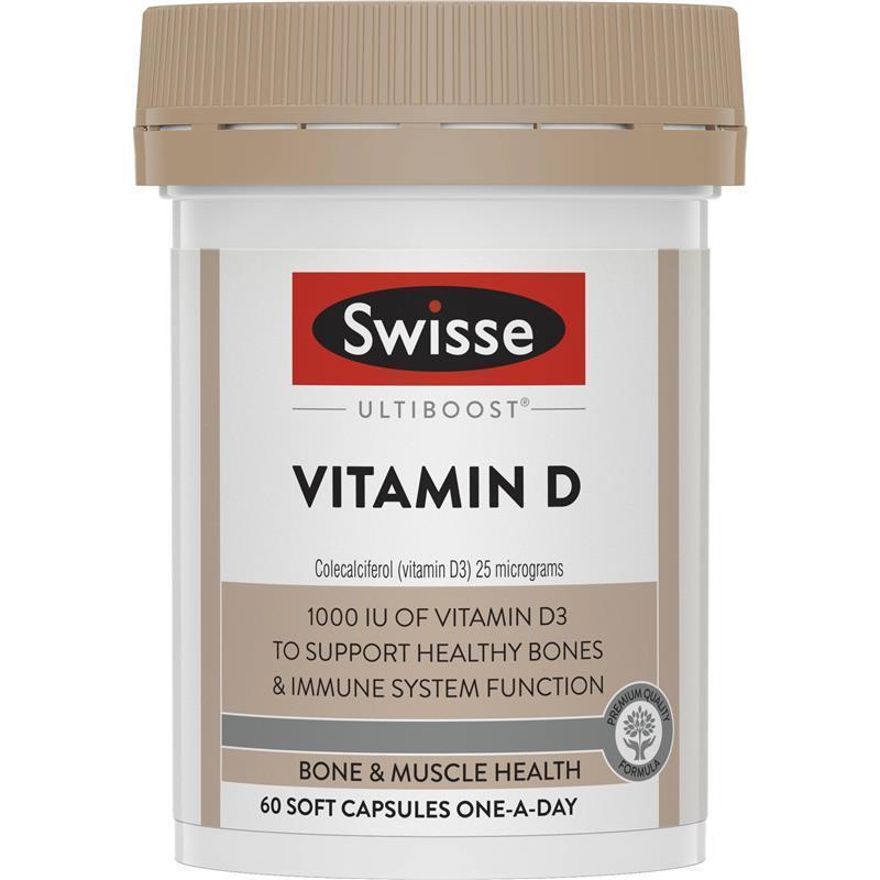 Swisse Vitamin D 60 Capsules