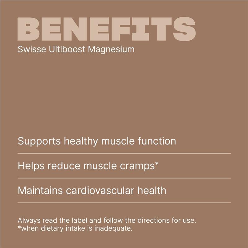 Swisse Ultiboost Magnesium 60 Tablets