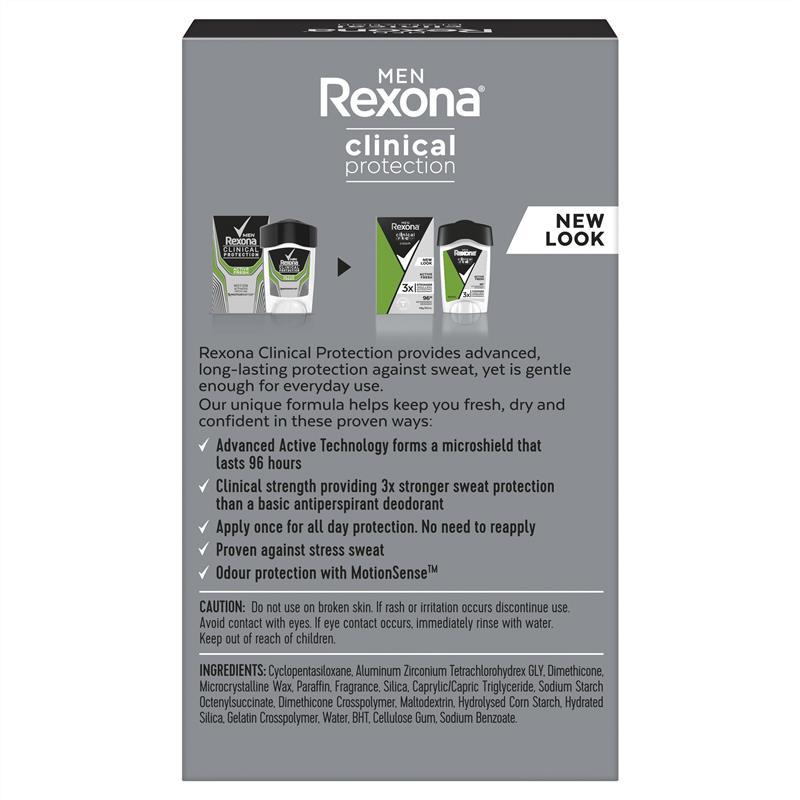 Rexona Men Clinical Protection Antiperspirant Cream Stick Active Fresh 45ml