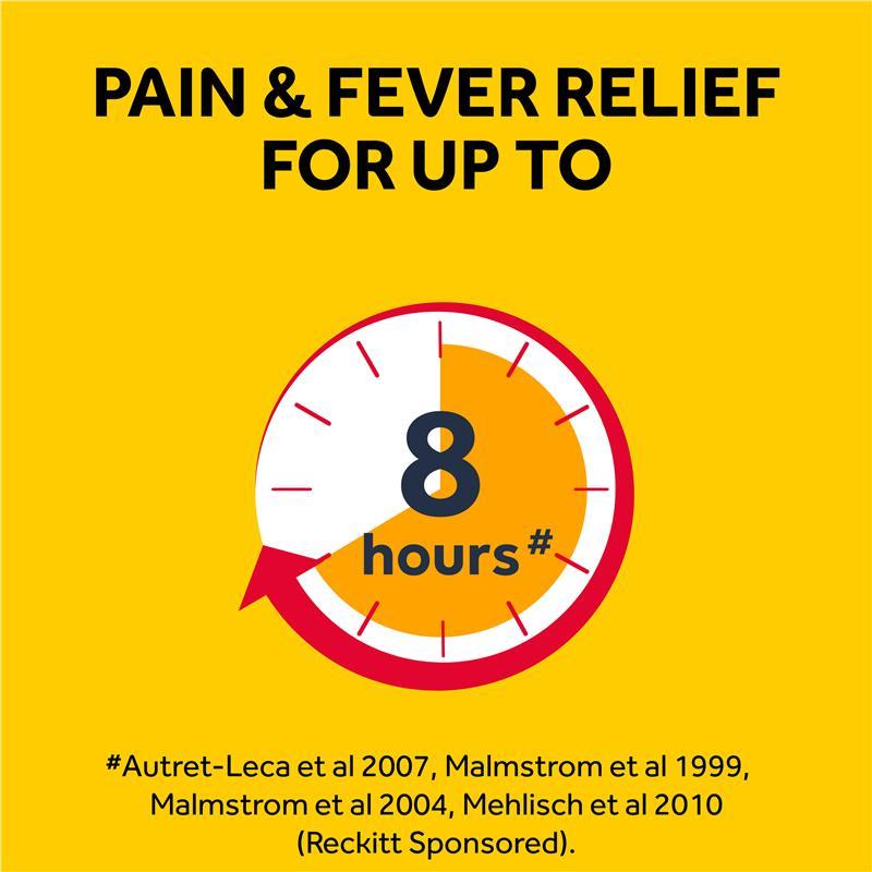 Nurofen For Children 3 months - 5 years Pain and Fever Relief 100mg/5mL Ibuprofen Orange 200mL