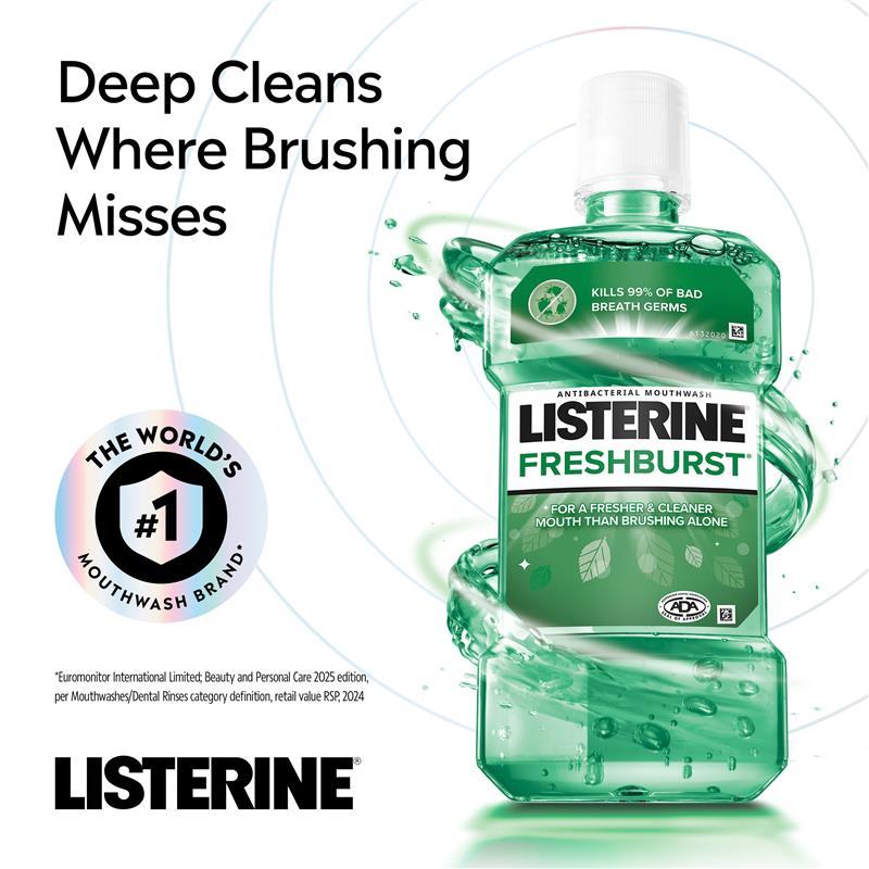 Listerine Freshburst Antibacterial Mouthwash 250mL