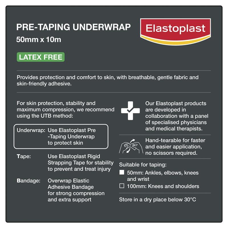 Elastoplast Pre-Taping Underwrap 10mx5cm