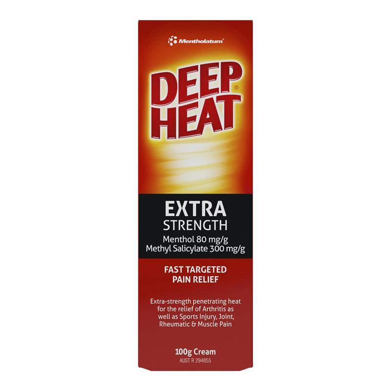 Deep Heat Extra Strength Cream 100g
