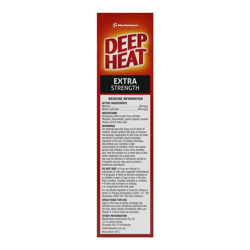 Deep Heat Extra Strength Cream 100g