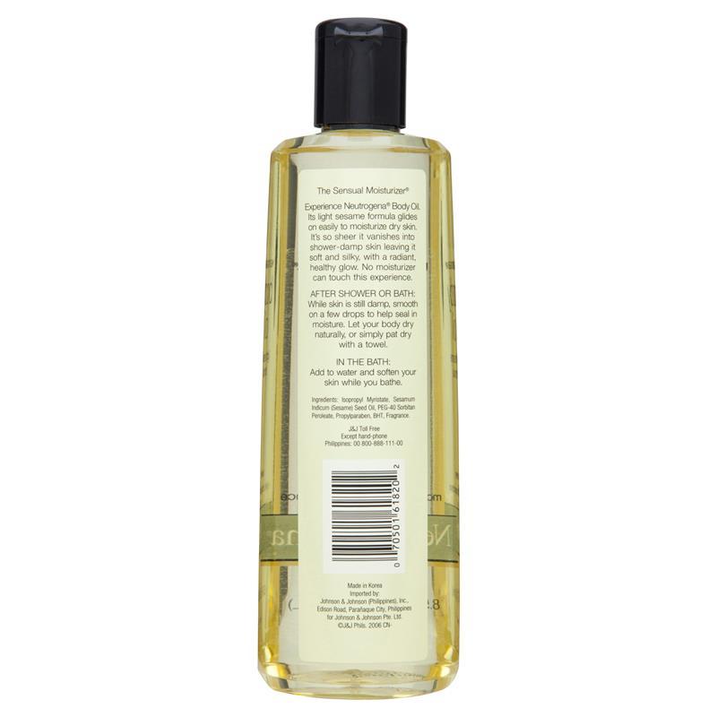Neutrogena Light Sesame Body Oil 250 mL