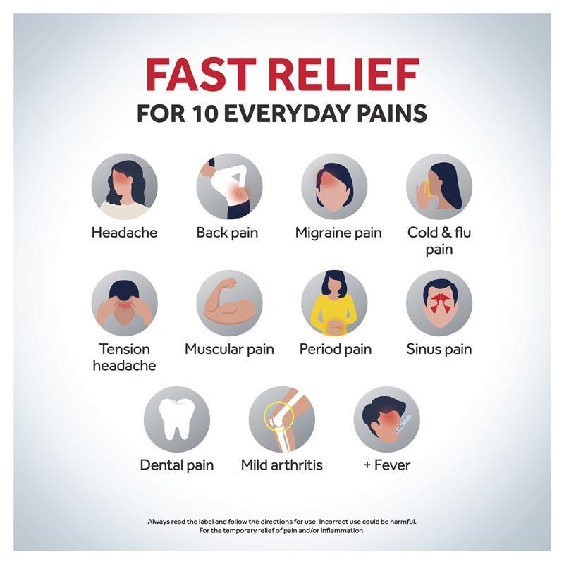 Nurofen Zavance Fast Pain Relief Liquid Capsules 200mg Ibuprofen 20 pack