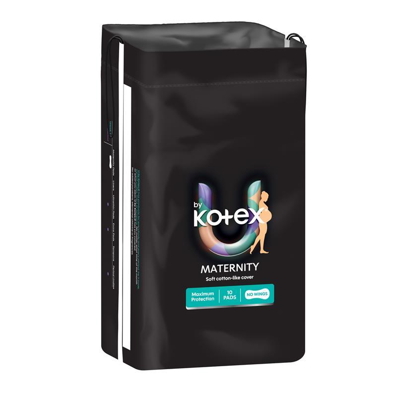 U by Kotex Maternity Pads no Wings 10 Pack