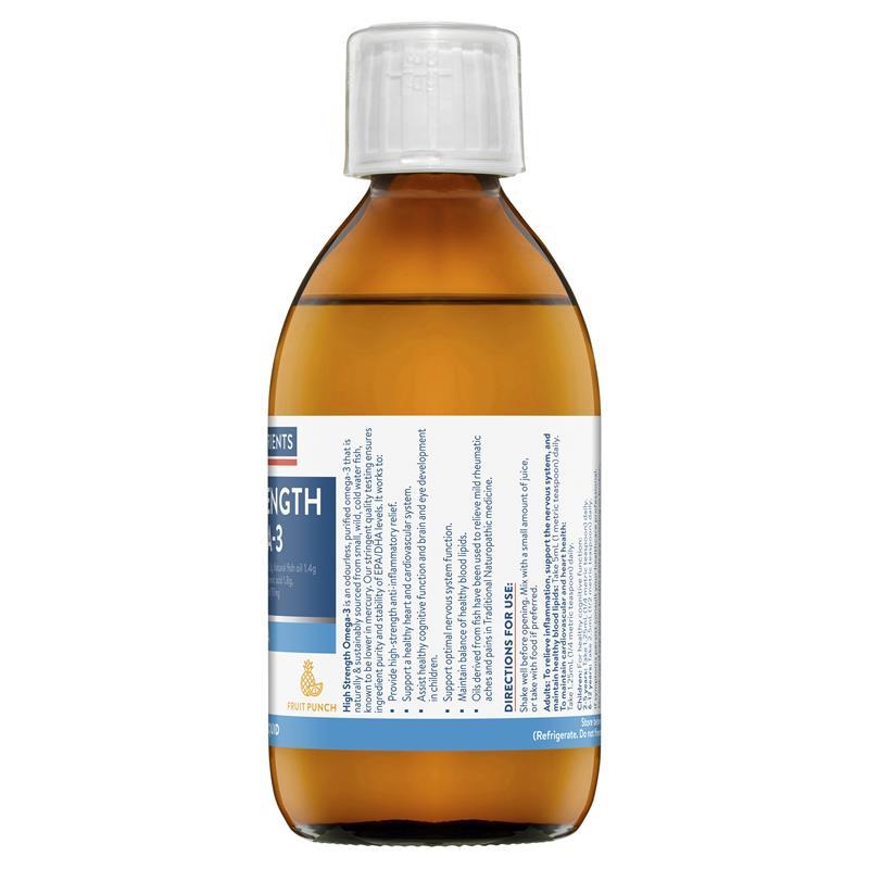 Ethical Nutrients High Strength Omega-3 Fruit Punch 280mL Liquid