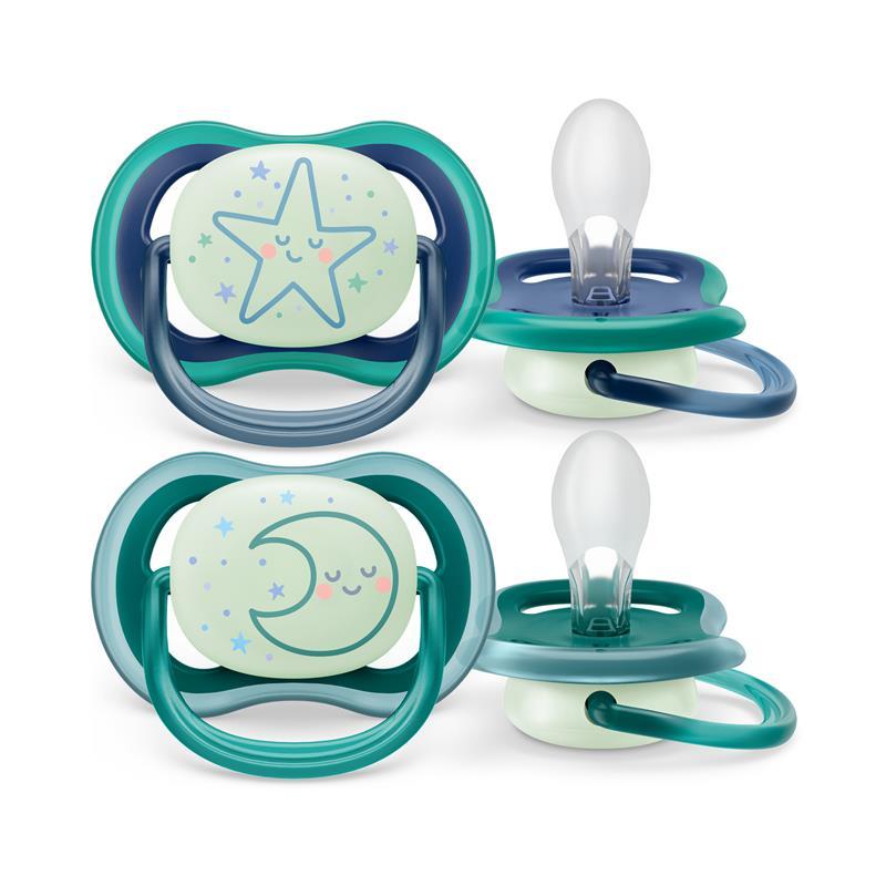 Avent Ultra Air Night Soother 6-18 Months 2 Pack