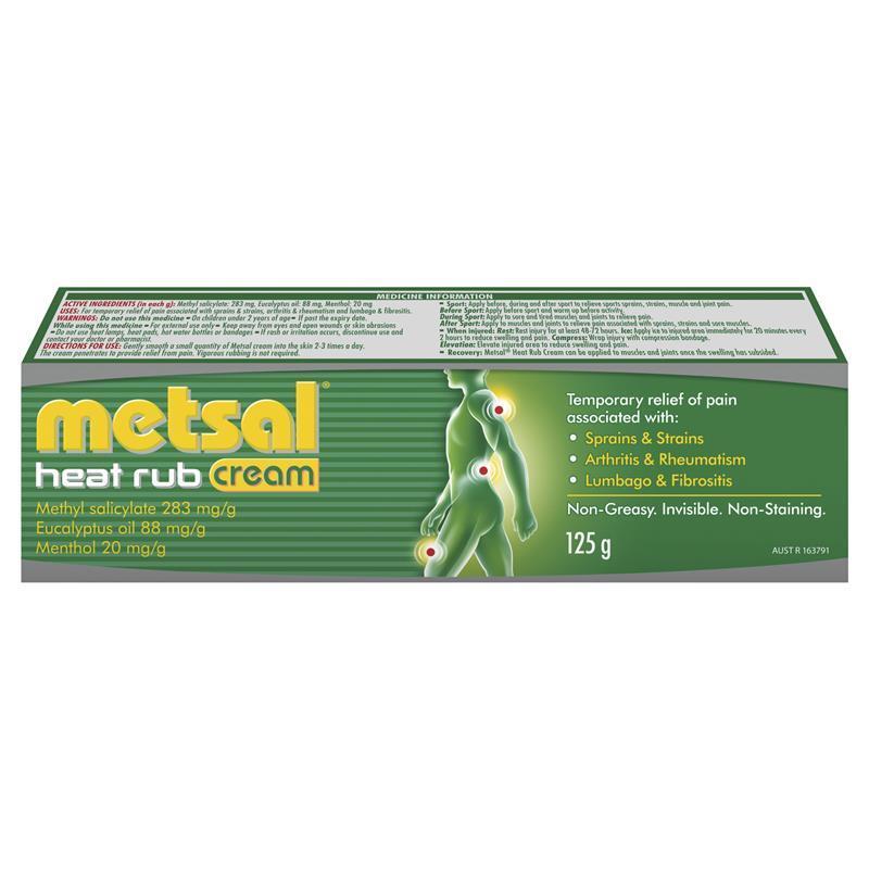 Buy Metsal Cream 125g online at Chemist Warehouse
