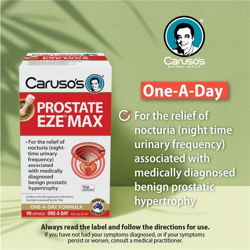 Carusos Prostate Eze Max 90 Capsules