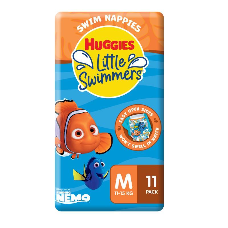 Huggies Little Swimmers Swim Nappies Medium (12-15kg) 11 Pack