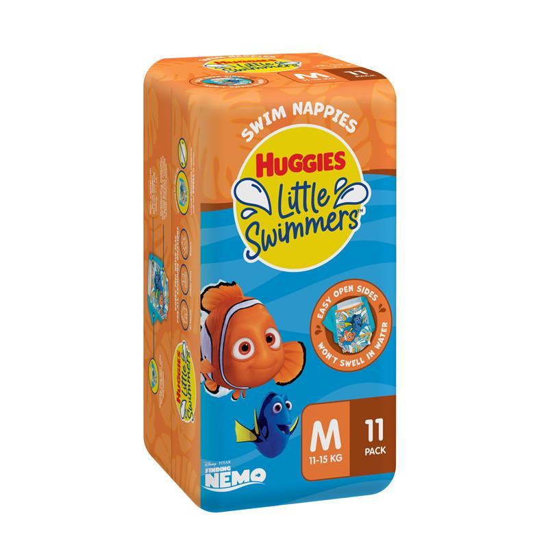 Huggies Little Swimmers Swim Nappies Medium (12-15kg) 11 Pack