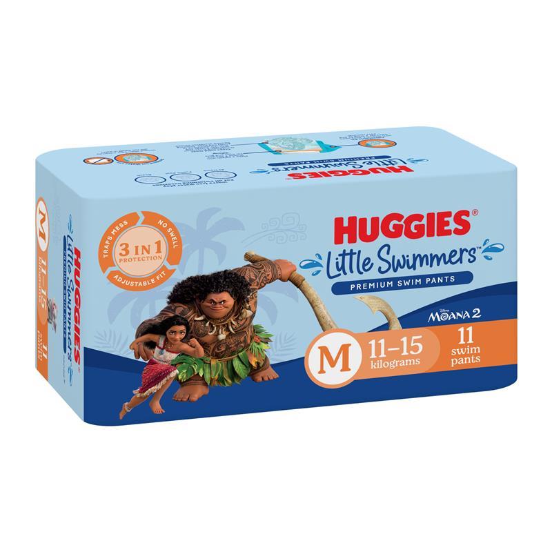 Huggies Little Swimmers Swim Nappies Medium (12-15kg) 11 Pack