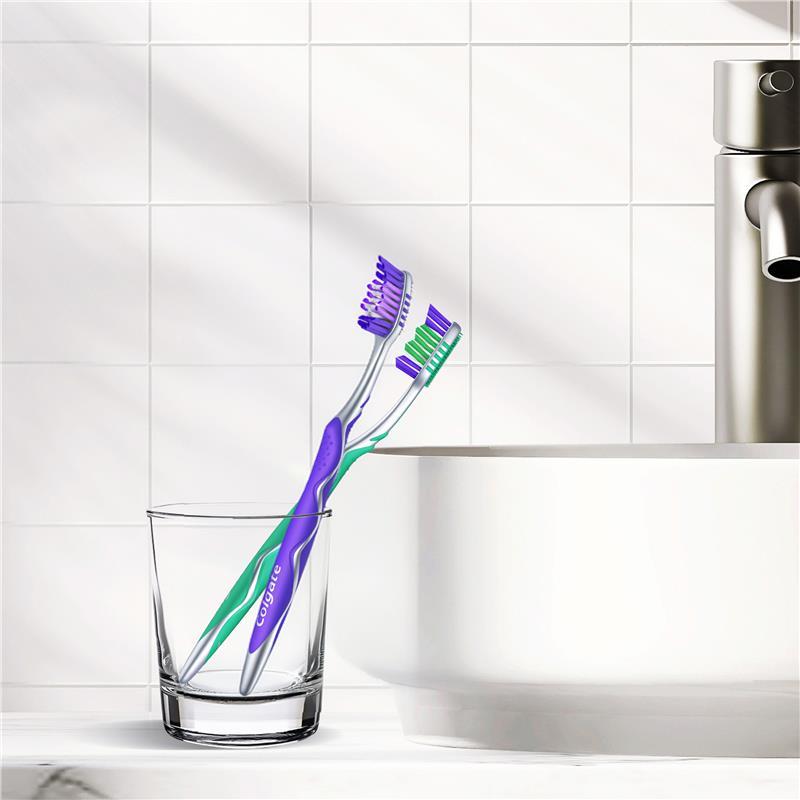 Colgate Toothbrush Zig Zag Daily Clean Medium Value 3 Pack