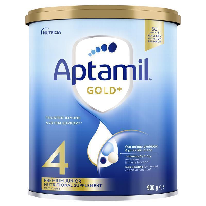 Buy Aptamil Gold+ 4 Junior Nutritional Supplement Milk Drink From 2 Years  900g online at Chemist Warehouse