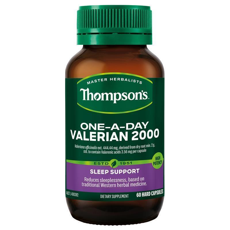 Thompson's One-A-Day Valerian 2000mg 60 Capsules
