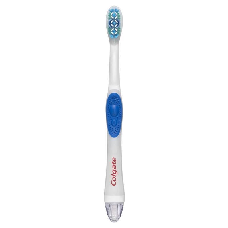 Colgate 360 Optic White Power toothbrush Medium with vibrating & polishing bristles