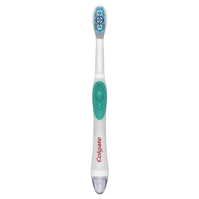 Colgate 360 Optic White Power toothbrush Medium with vibrating & polishing bristles