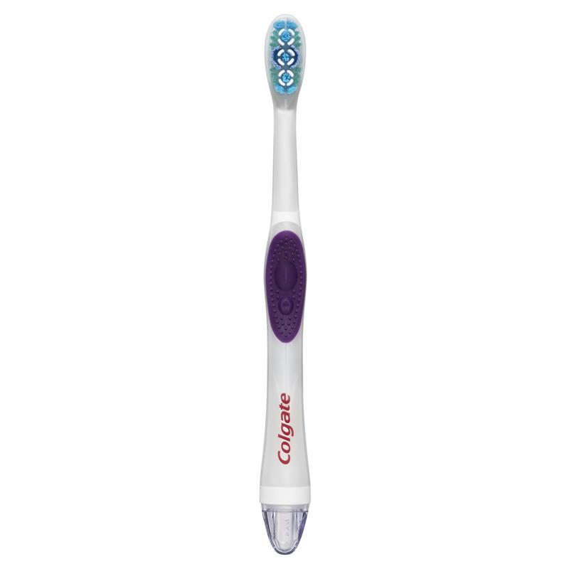 Colgate 360 Optic White Power toothbrush Medium with vibrating & polishing bristles
