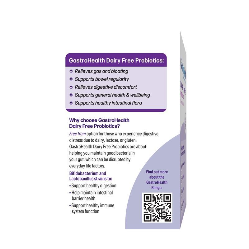 Gastrohealth Dairy Free Probiotic 30 Capsules
