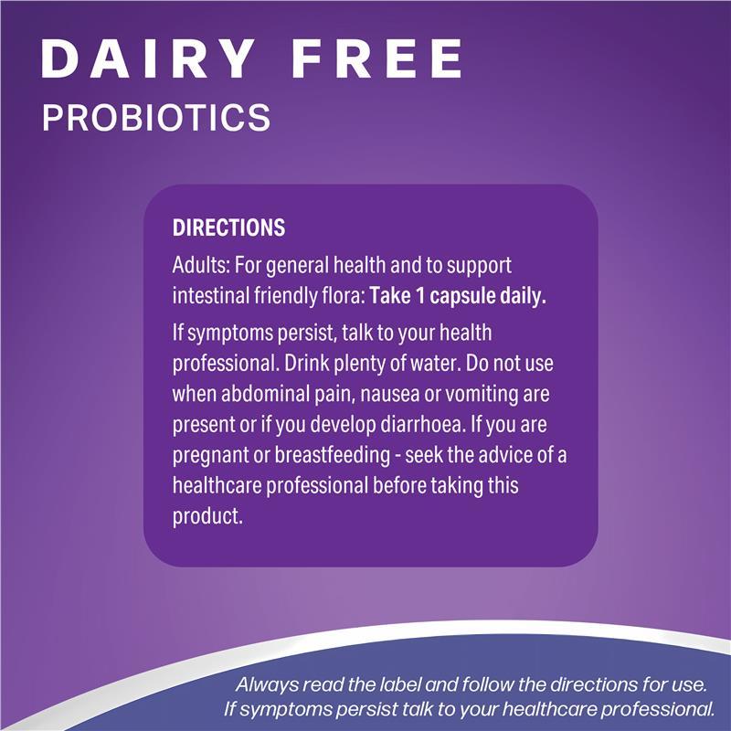 Gastrohealth Dairy Free Probiotic 30 Capsules