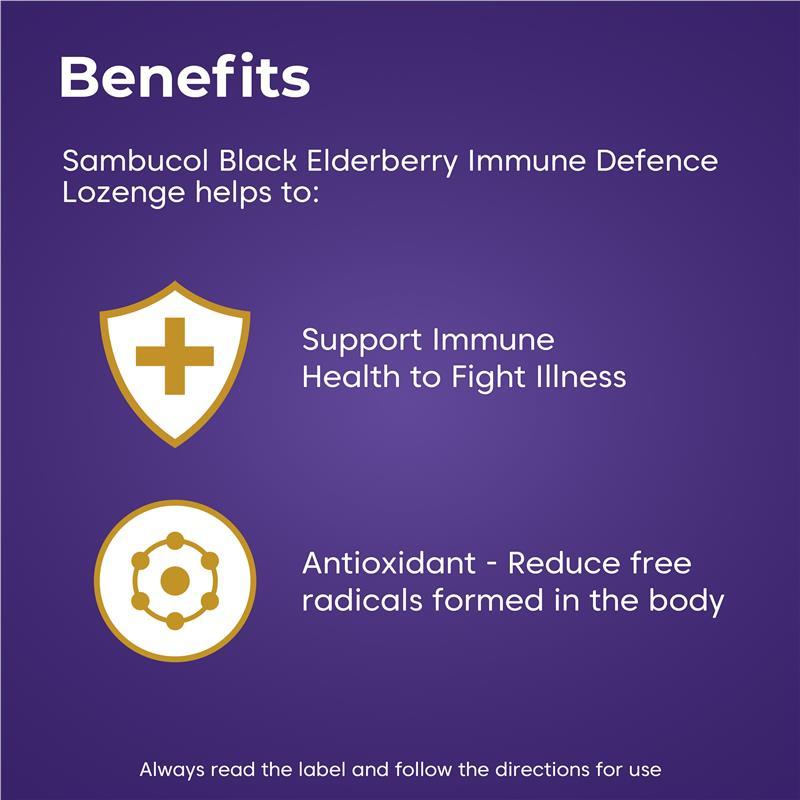 Sambucol Immune Defence- 20 throat lozenges