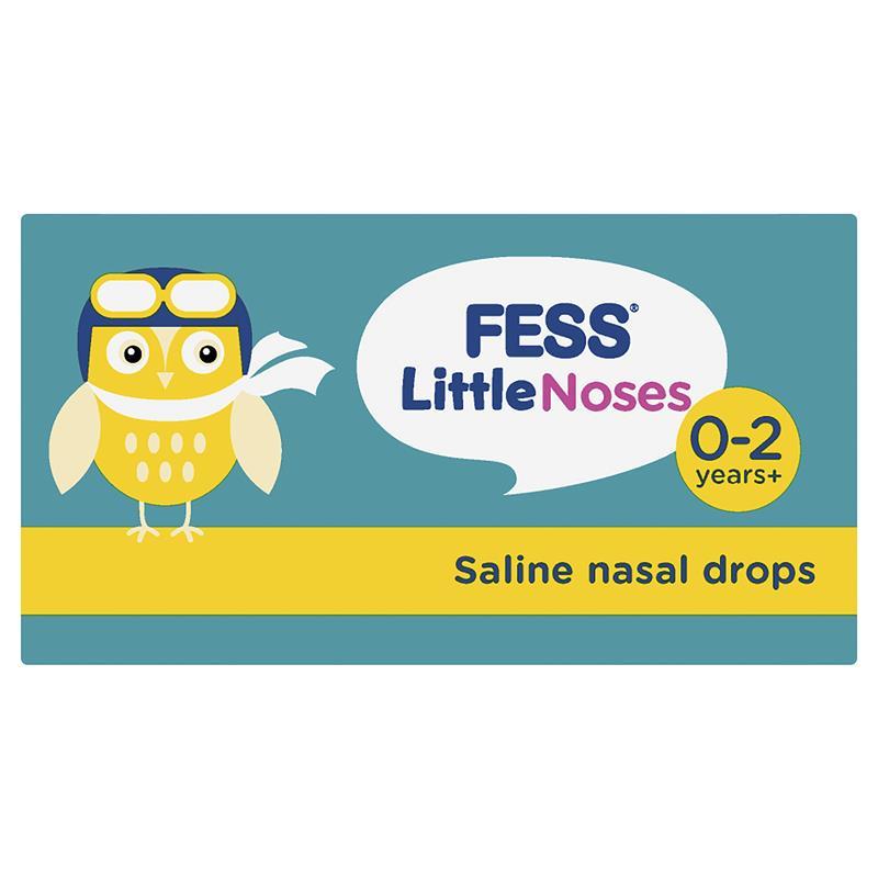 Fess Little Noses Saline Nose Drops +Aspirator 25ml