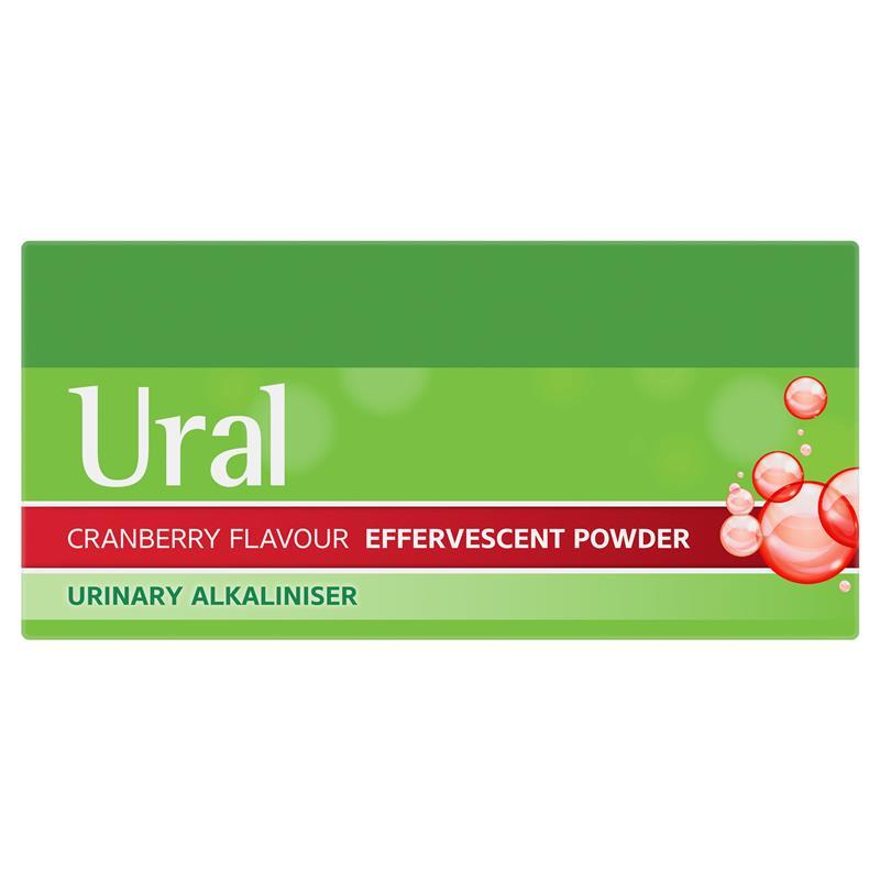 Ural Effervescent Powder Cranberry 28 Sachets