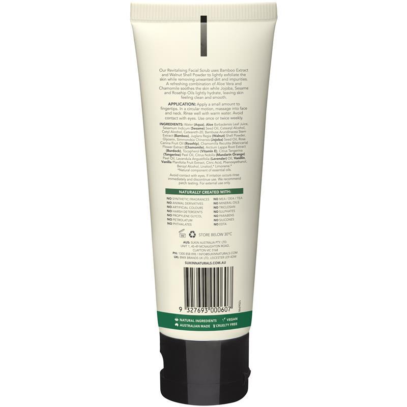 Sukin Signature Revitalising Facial Scrub 125mL