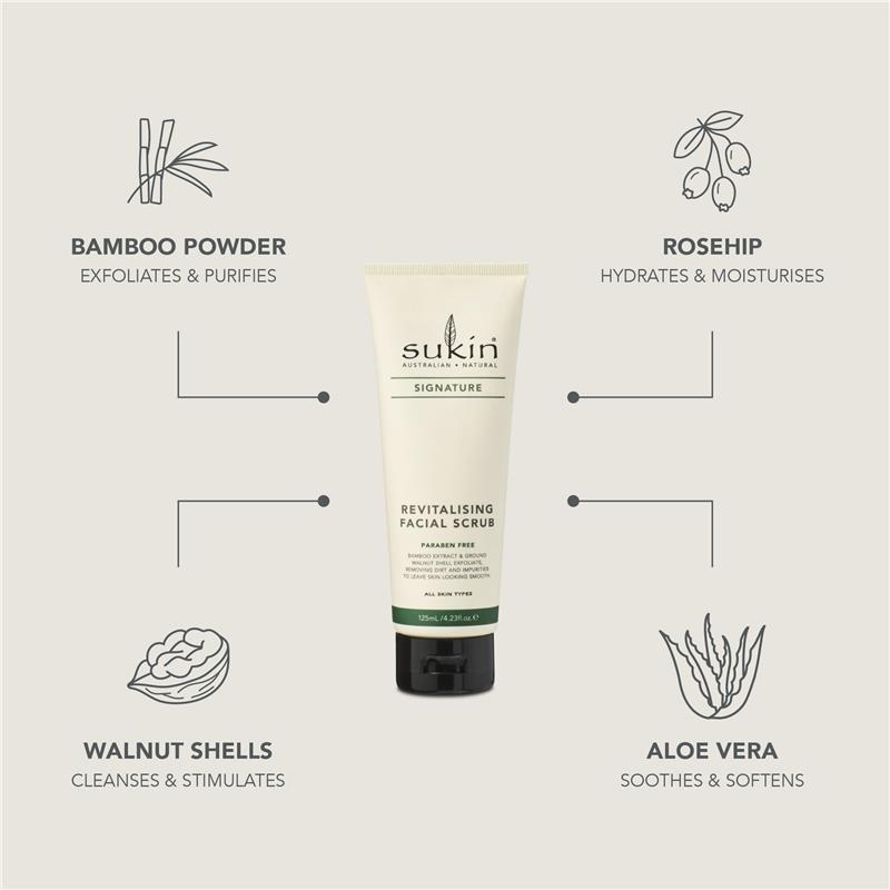 Sukin Signature Revitalising Facial Scrub 125mL