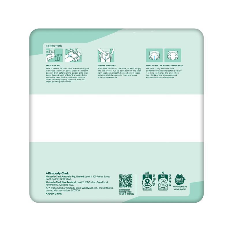 Depend Expert Care Incontinence Fitted Briefs Normal Large 8 Pack