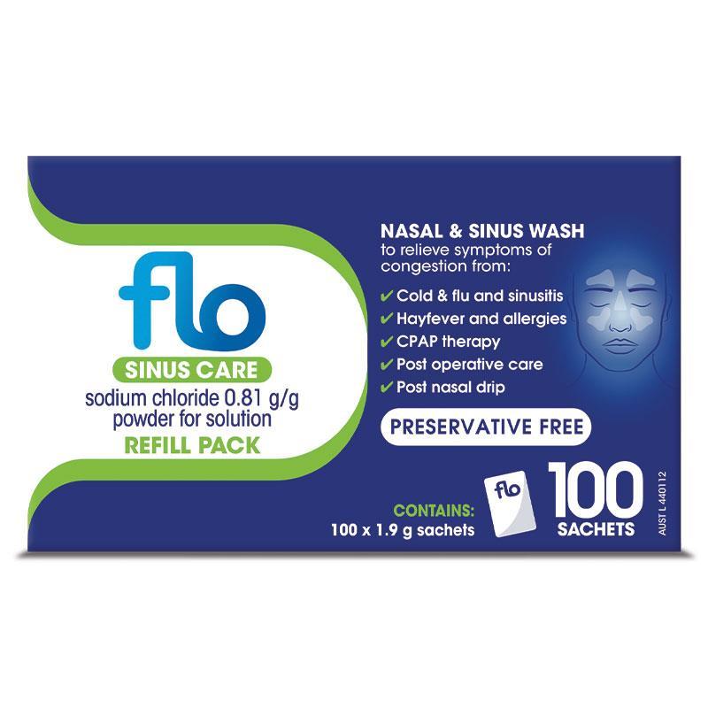FLO Sinus Care Refill Sachets 100