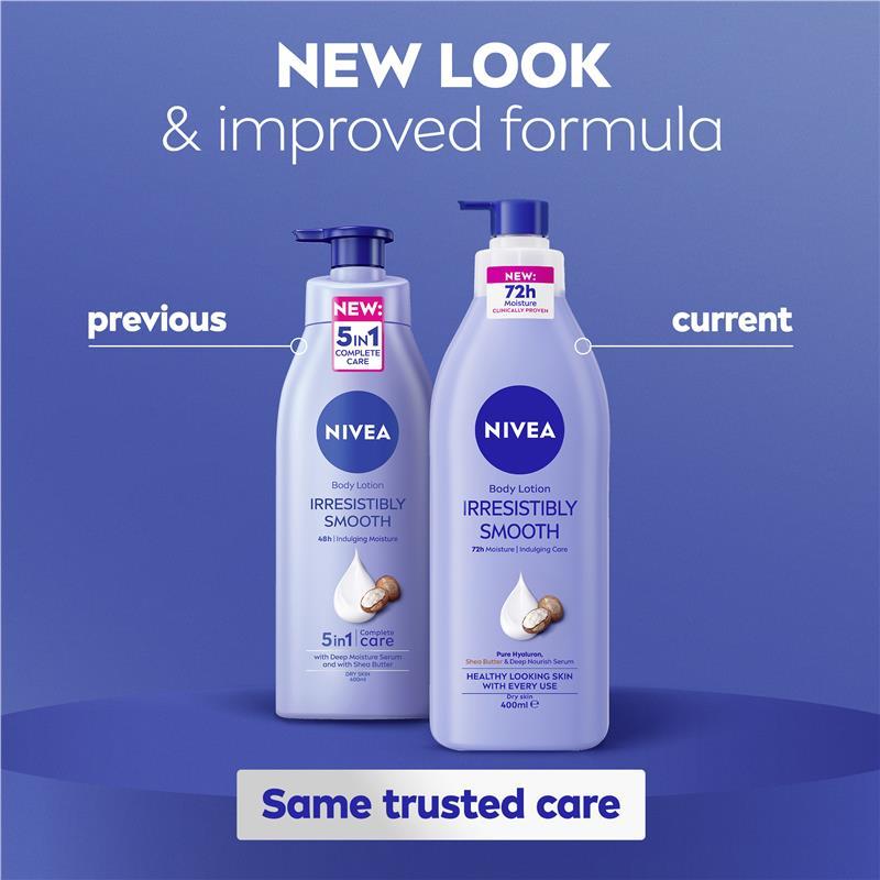 NIVEA Irresistibly Smooth Body Lotion 400ml