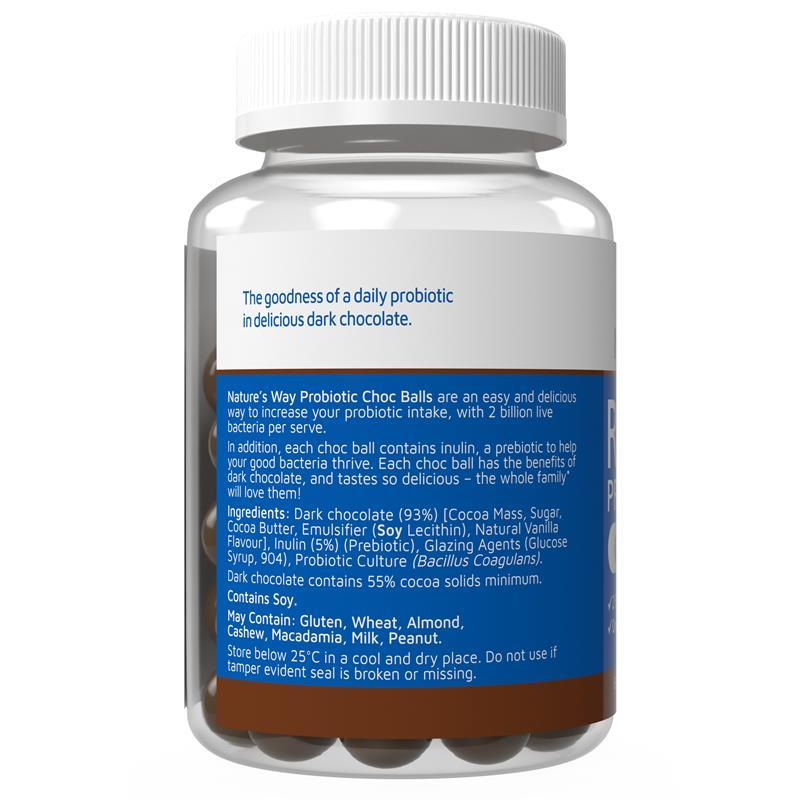 Nature's Way Restore Probiotic Chocolate Balls 60