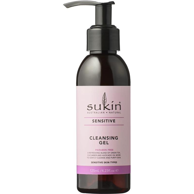 Sukin Sensitive Cleansing Gel 125ml Pump