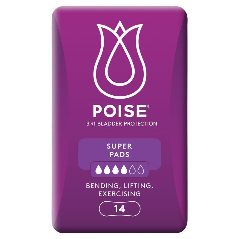 Poise Pads Super 14 Pack