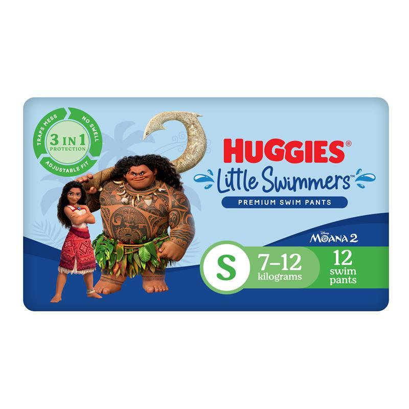 Huggies Little Swimmers Swim Nappies Small (7-12kg) 12 Pack