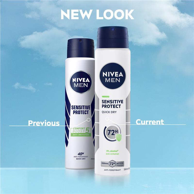 NIVEA MEN Deodorant Aerosol Sensitive Protect 250ml