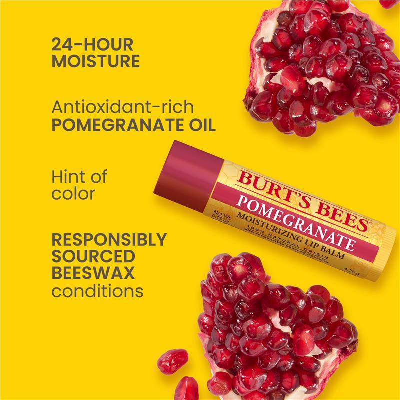 Burts Bees Replenishing Lip Balm With Pomegranate 4.25g