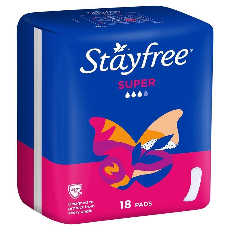 Stayfree Super Pads 18 Pack